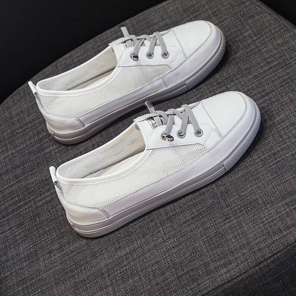 Shoeswoon Minimalis Mesh Panel Daily Walking Sneakers