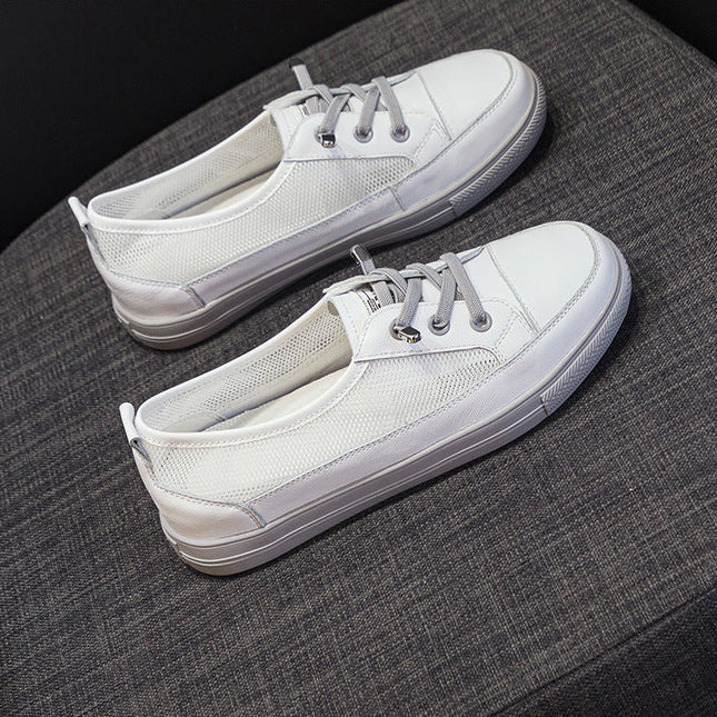 Shoeswoon Minimalis Mesh Panel Daily Walking Sneakers