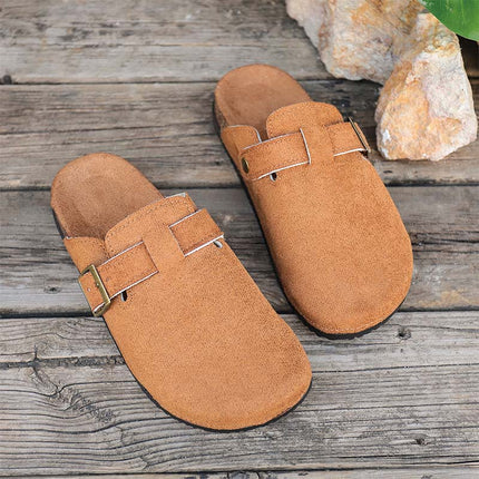 Shoeswoon Casual Retro Slip On Flat House Clogs Birkenstock