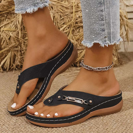 Shoeswoon Vintage Summer Beach Outdoor Flip Flop Sandals