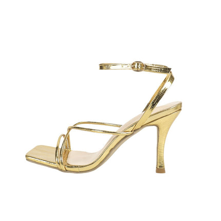 Shoeswoon Strappy Stiletto Sandals