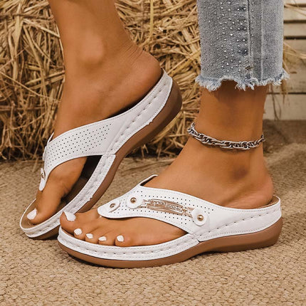 Shoeswoon Vintage Summer Beach Outdoor Flip Flop Sandals